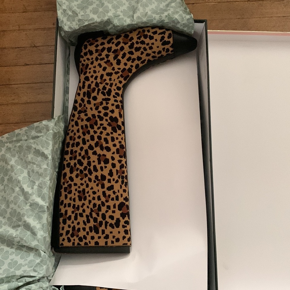 NWB Kate Spade Leopard Knee High Mikayla Boots - Picture 9 of 10